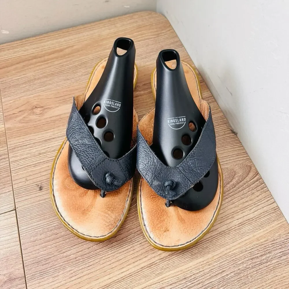 Born Veda sandals Black Leather Women’s Size 10